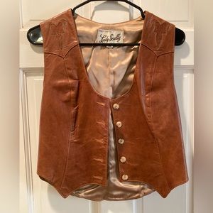 Vintage leather vest